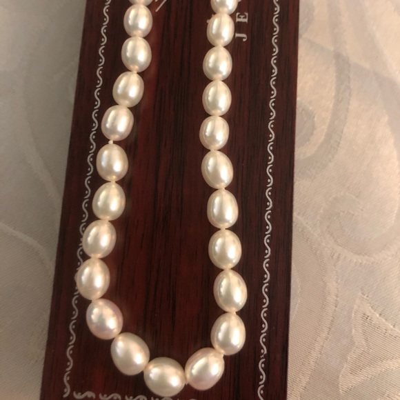 💝Genuine Pearl Necklace with 925 Silver Clasp - Picture 4 of 12